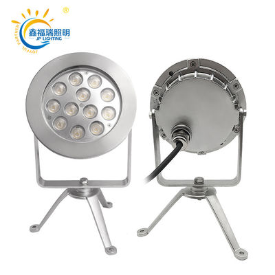 OEM CE ROHS 인증 스테인리스 스틸316 IP68 방수 12x2W LED RGB 연못 조명