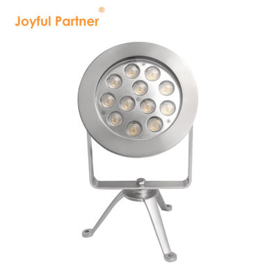 2024 최신 12x4W RGBW 3in1 48W DMX 제어 스테인리스 스틸 IP68 12V 잠수 LED 조명