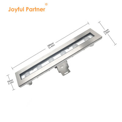 공장 직접 공급 IP 68 입력 전압 24VDC 6X1W LED 단일 색상 빔 각 8도 호수 LED 조명