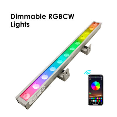 DC24V 전압 IP65 방수 RGB 라이트 바 외관 벽 세탁 조명 야외 조명 프로젝트