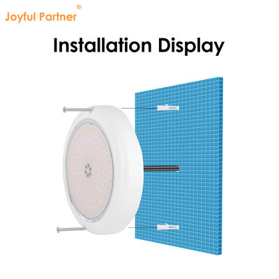 표면 장착 樹脂 꽉 IP68 AC12V ABS+PC RGBW SMD 2835 수중 수영장 조명