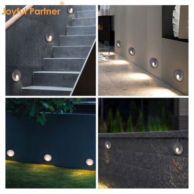 1W 알루미늄 주택 야외 벽 LED 조명 복도 LED 계단 계단 조명 IP65 방수