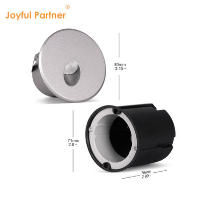 12VDC / 24VDC 현대 가스팅 알루미늄 하우징 둥근 모양 IP65 정원 외관 벽등