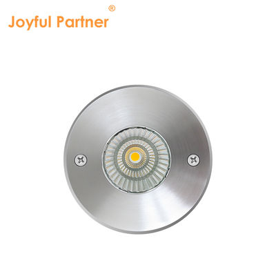 316SS 6W 12V-24V IP67 방수 스테인레스 스틸 전면 덮개 COB 지하 틈새 조명