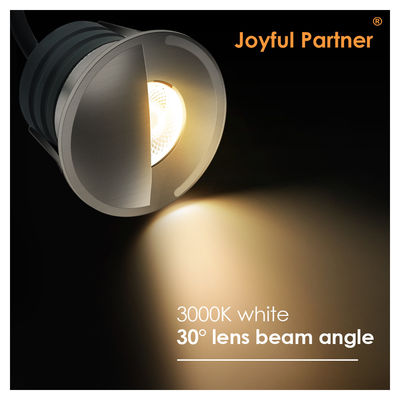 빔 앵글 60도 1*2W LED 순수 알루미늄 6063 야외 덱 라이트