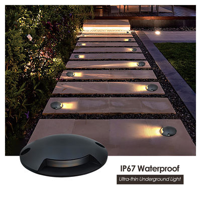 1W Led Recessed Stair Light Black Cover 알루미늄 IP67 SMD 2835 계단 로프 홀로