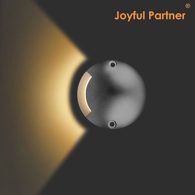 측면 방출 틈이 내장 된 라이트 라운드 저전압 DC 24V 3000K IP67 냉백 알루미늄 가구