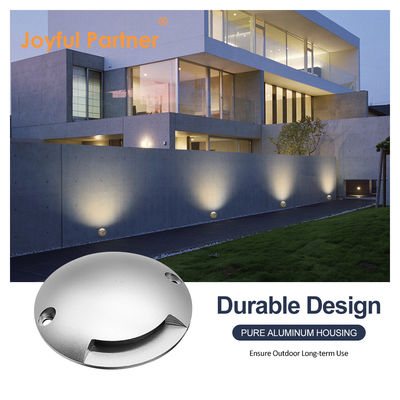 측면 방출 틈이 내장 된 라이트 라운드 저전압 DC 24V 3000K IP67 냉백 알루미늄 가구