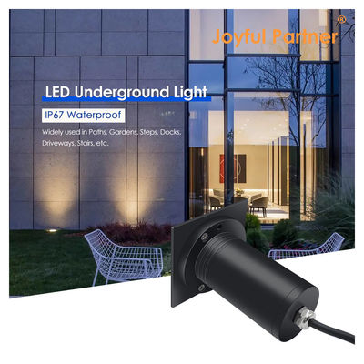 COB LED 6W 12V / 24V 인그라운드 라이트 반등 IP67 방수 야외 사각형 / 둥근 알루미늄 가구