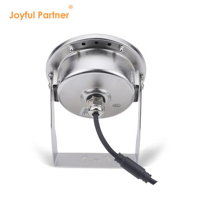 수중 LED 스포트라이트 스테인리스 스틸 316L 24W RGBW 4in1 IP68 방수 DC 24v 높은 밝기