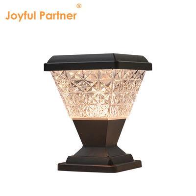 가든 게이트 라이트 태양 전력 124 PC SMD 2835 LED 150 Lm/W 5W 슬로어 패널 PC 램프 쉐이드와 함께