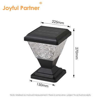 가든 게이트 라이트 태양 전력 124 PC SMD 2835 LED 150 Lm/W 5W 슬로어 패널 PC 램프 쉐이드와 함께
