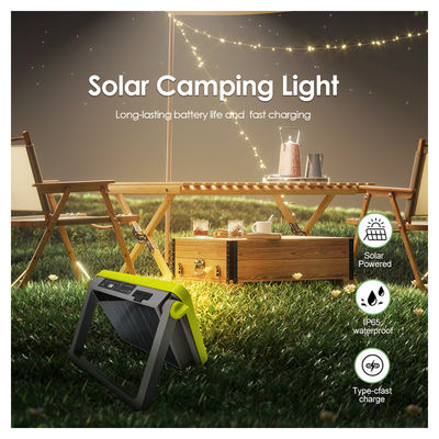 휴대용 LED 태양광 캠핑 라이트 4W IP65 방수 SMD LED 냉면 하얀 BT와 재충전