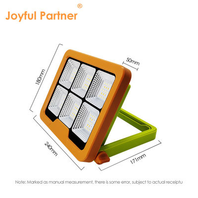 IP65 방수 LED 태양광 작업 조명 5054 에피스타 LED 1000LM 7500mAh 배터리 재충전 가능