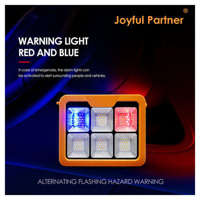 IP65 방수 LED 태양광 작업 조명 5054 에피스타 LED 1000LM 7500mAh 배터리 재충전 가능