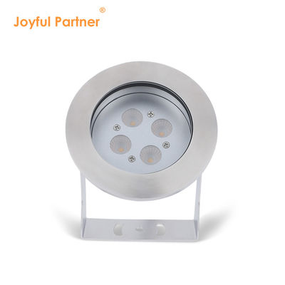 스테인레스 스틸 LED 수중 조명 IP68 DC12V 24W 따뜻한 흰색 3000K 분수