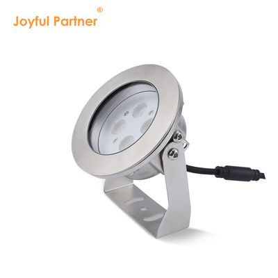 스테인레스 스틸 LED 수중 조명 IP68 DC12V 24W 따뜻한 흰색 3000K 분수