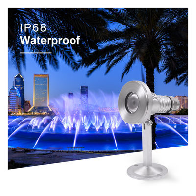 방수 LED 수중 조명 DC24V 12V RGB CE 인증 설치 브래킷 IP68