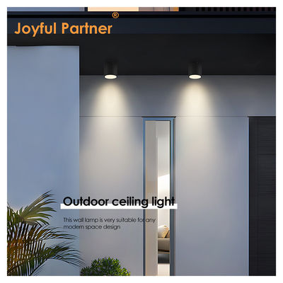 야외 실내 천장 IP65 8w 표면 장착 실린더 모양 냉정 하얀 4000K LED 업라이트 CE ROHS 인증