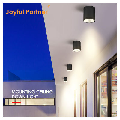 CE IP65 천장 조명 표면 장착 다운라이트 방수 스팟 라이트 크리 콤 LED 원형 디자인