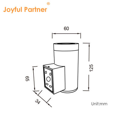 정원 전기 LED 벽 랜턴 알루미늄 벽에 장착 위 아래 따뜻한 흰색 크리 COB LED 야외 장식용