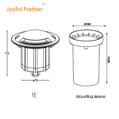 침착된 방수 IP67 CE ROHS 인증 경로용 경로용 광선