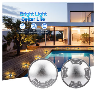 2W IP67 LED 내장 조명 외관 초 얇은 지름 55mm SMD LED Walkover 조명 알루미늄 가구