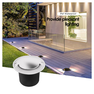 계단 데크 단계 인그라운드 라이트 1W IP67 야외 COB LED 12w 라이트와 함께 네 측면 방출