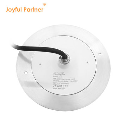 수중 잠수용 LED 수영장 조명 DC12V 일정한 전압 10W DIA160 * 7.5MM APP 원격 제어