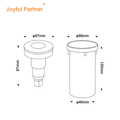 LED 수중 조명 고품질 미니 사이즈 DIA67MM 야외 IP68 DC24V 수영장용