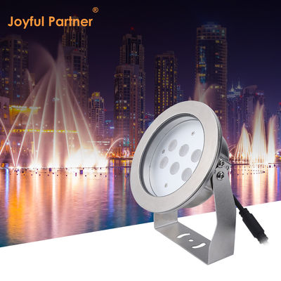 IP68 방수 수중 스포트라이트 316L 스테인리스 스틸 DMX512 RGB / RGBW 4in1 LED DC12V/24V