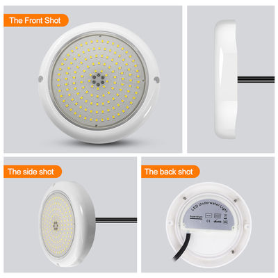 PAR56 LED 수영장 라이트 RGB AC12V IP68 樹脂 가득 ABS + PC 재료 DIA152 * 26mm 빔 각 120도