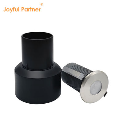 LED 지하 램프 스테인리스 스틸 1W 2W AC/DC 2700K-6000K DIA38MM