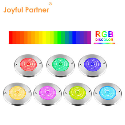 RGB 울트라 슬림 IP68 수영장 조명 LED SS316L 하우징 통합형 SMD2835 6w 수중 방수 조명