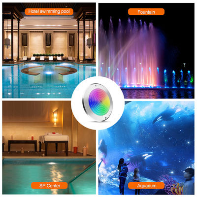 SUS316 덮개 장착 IP68 DC12V 3000K 수중 LED SPA 연못 조명