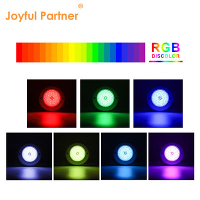 AC 12V 잠수용 수중 IP68 RGB 스위치 제어 PC 15W 樹脂로 채워진 표면 장착 LED 수영장 빛