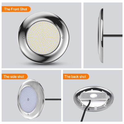 LED PAR56 수영장 조명 18W 35W IP68 방수 AC12V 스테인리스 스틸 야외 수영장