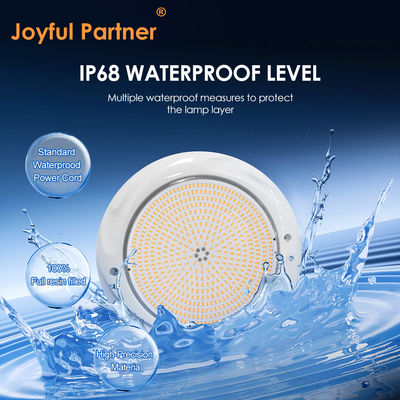 LED 수영장 빛 수중 램프 DIA230*35mm ABS 물질 IP68 42W 표면 장착