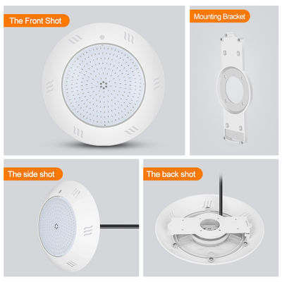 벽에 장착 된 IP68 수중 조명 다채로운 원격 제어 수영 LED 수영장 조명 ABS 하우징