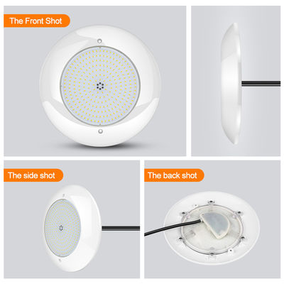 CE/RoHS/FCC/IP68 樹脂로 채워진 LED 수영 분수등 SMD 2835 AC 12V 25W 따뜻한 흰색