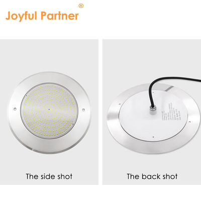 방수 PAR56 LED 수영장 조명 316SS 하우징 초 얇은 7.5mm 樹脂 채운 벽에 장착 230MM 18W 25W DC AC12V