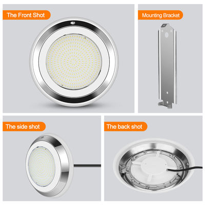 IP68 280mm 벽에 장착 된 스테인리스 스틸 RGB 수중 LED 수영장 빛