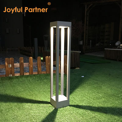 정원 보러드 조명 CREE LED 8W 전력 코팅 알루미늄 높이 600mm AC 110-285V 단일 색상 먼지 방지
