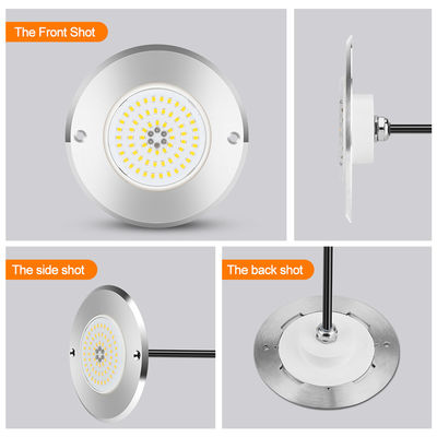 Par 56 RGB LED 수영장 조명 6W 10W 18W 25W 35W 42W 울트라 슬림 7.5mm 초슬림 레진 충전 AC 12V 전압 SMD LED, SS316L 재질