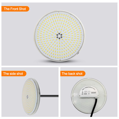 완전 수지 충전 평면 PAR56 LED 수영장 조명 UV 보호 PC 재질 할로겐 램프 교체 35W 42W