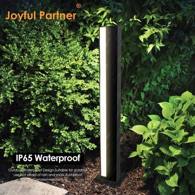  야외 LED 볼라드 조명 사각 알루미늄 분체 도장 CREE LED AC100-265V L110 * W110 * H900mm 잔디 사용용 IP65 등급