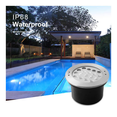 수중 풀 램프 조명 방수 IP68 12V 스테인리스 스틸 18W 36W LED 단색 CE ROHS 인증