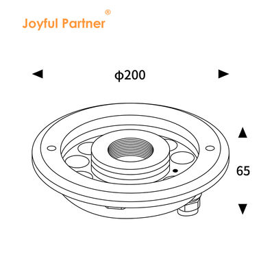 스테인리스 스틸 잠수용 LED 분수등 IP68 DC24V CE 인증 2년 보증