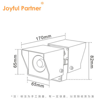 LED 정원등 6W 3000K 3도 좁은 각 DC24V 알루미늄 케이스 현대 디자인