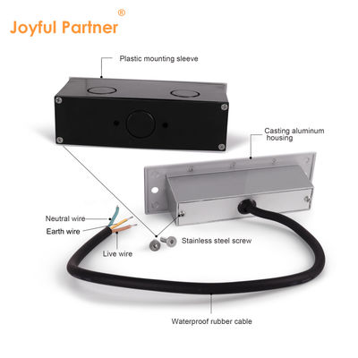 외관 내장 단계 조명 내장 IP65 단계 조명 외부 조명 3W SAMSUNG SMD5630 DC24v